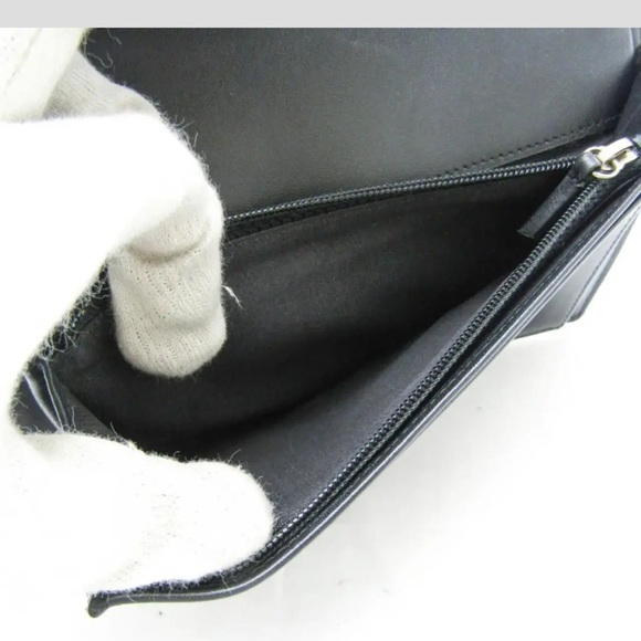 Chanel Black Patent CC Logo Flap Wallet - Picture 5 of 9